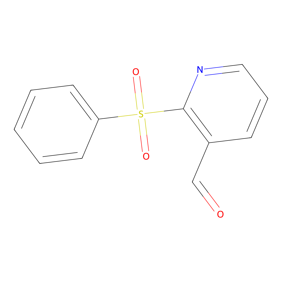 2-(Phenylsulfonyl)nicotinaldehyde molecular structure, CAS 1161864-92-1
