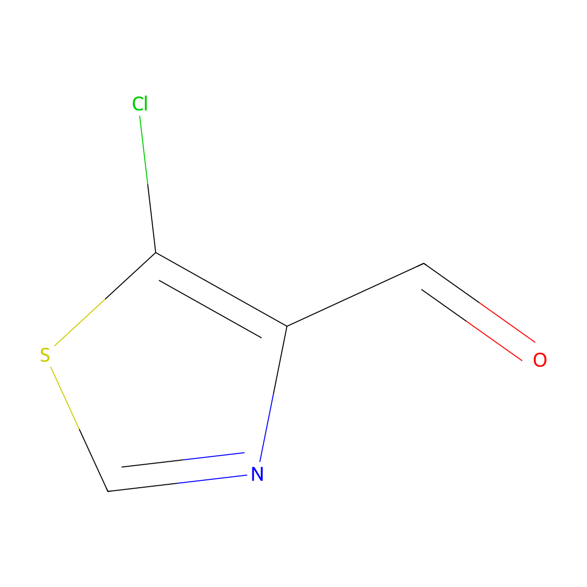 5-Chlorothiazole-4-carbaldehyde molecular structure, CAS 1161865-60-6