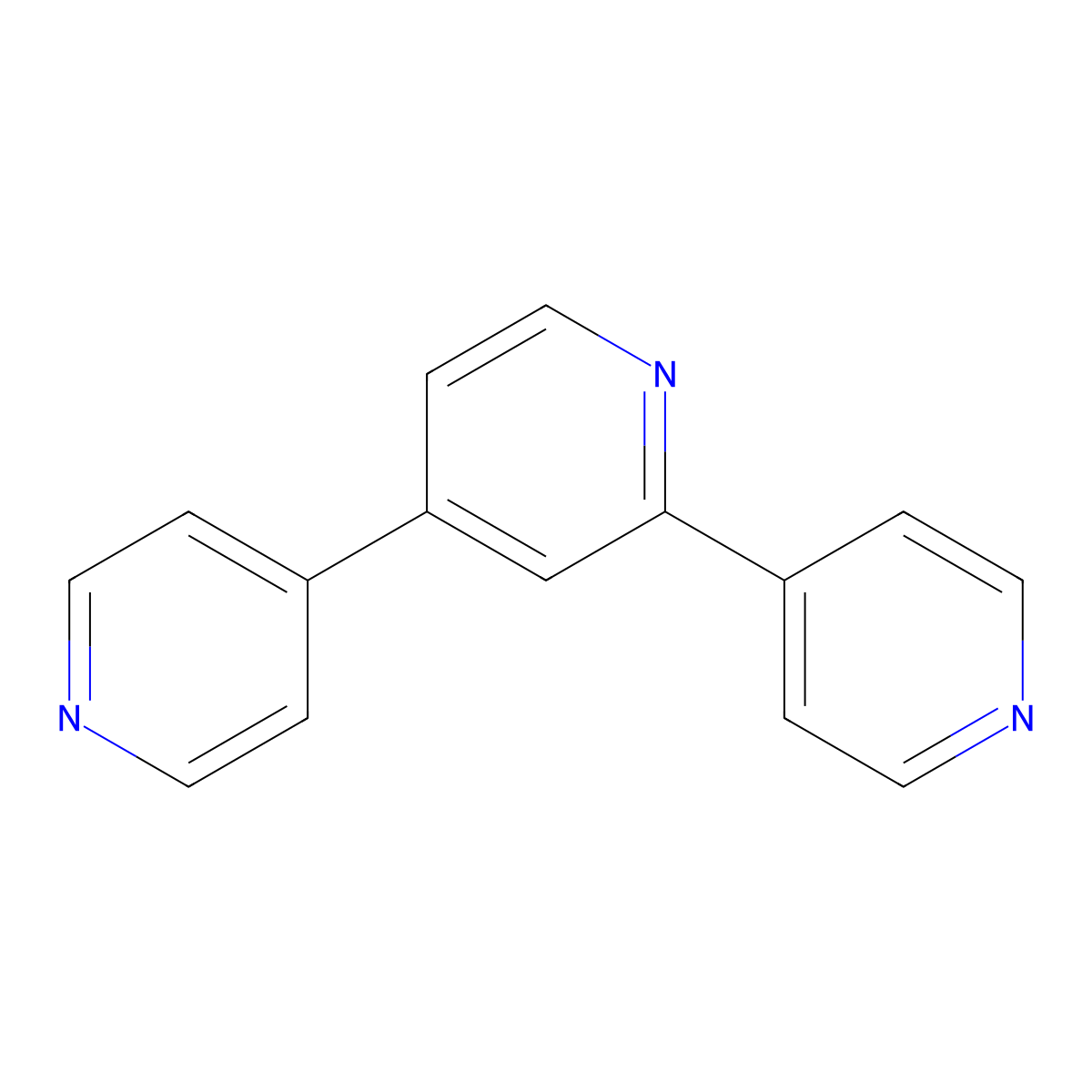 2,4-Dipyridin-4-ylpyridine molecular structure, CAS 116195-93-8