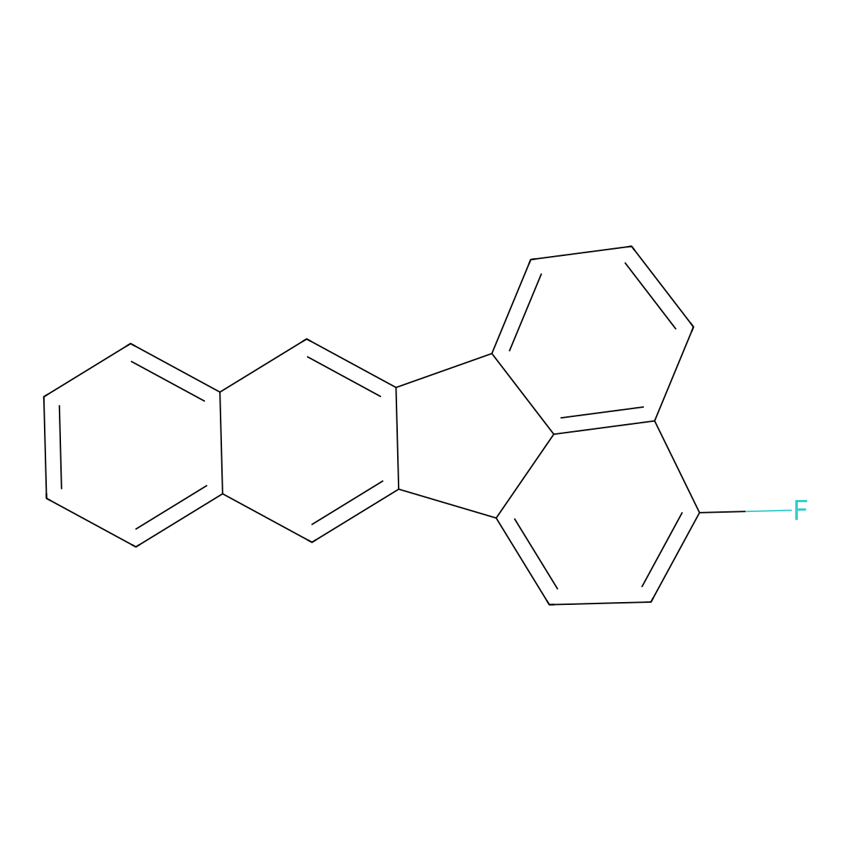 3-Fluorobenzo(k)fluoranthene molecular structure, CAS 116208-67-4