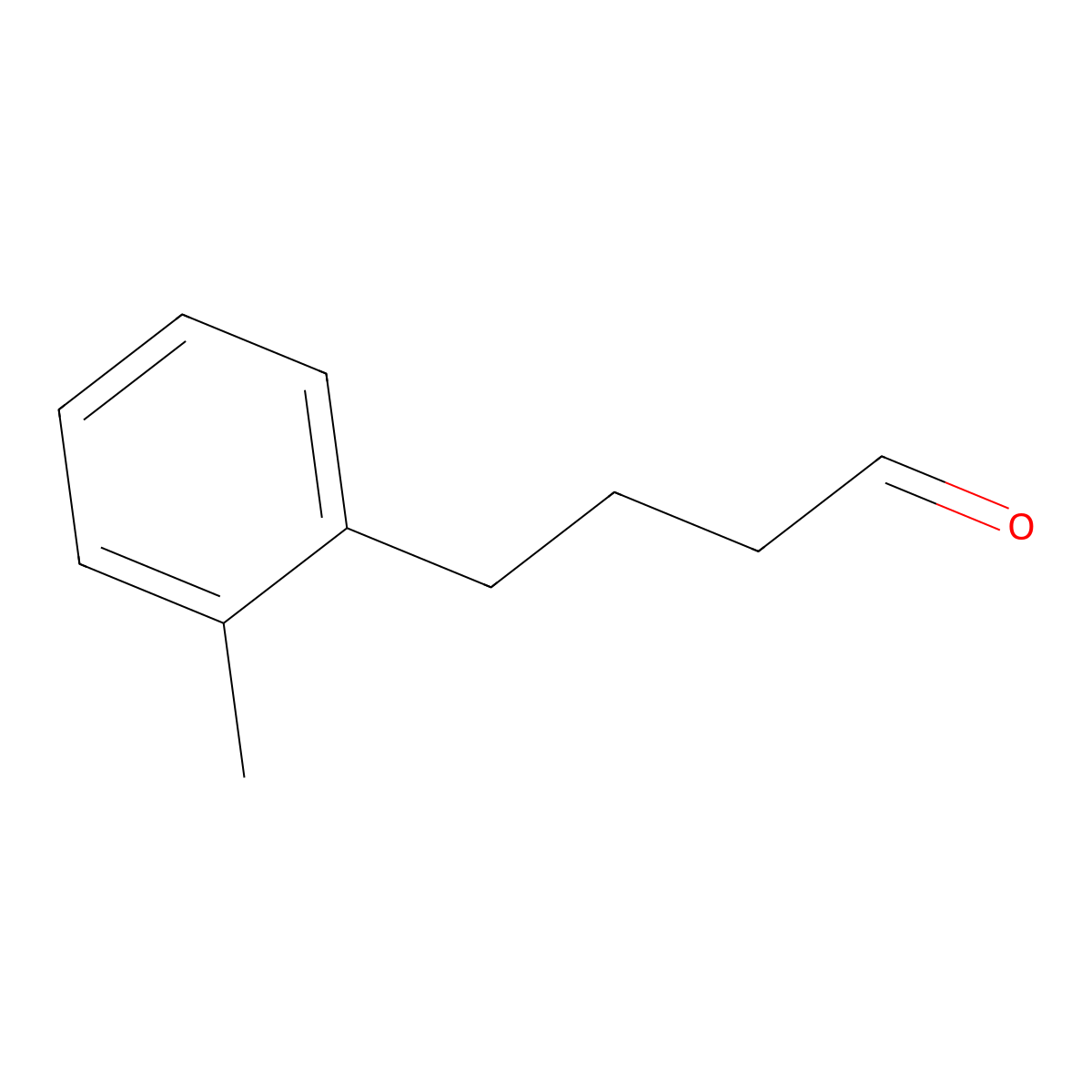 4-(2-Methylphenyl)butanal molecular structure, CAS 116222-86-7