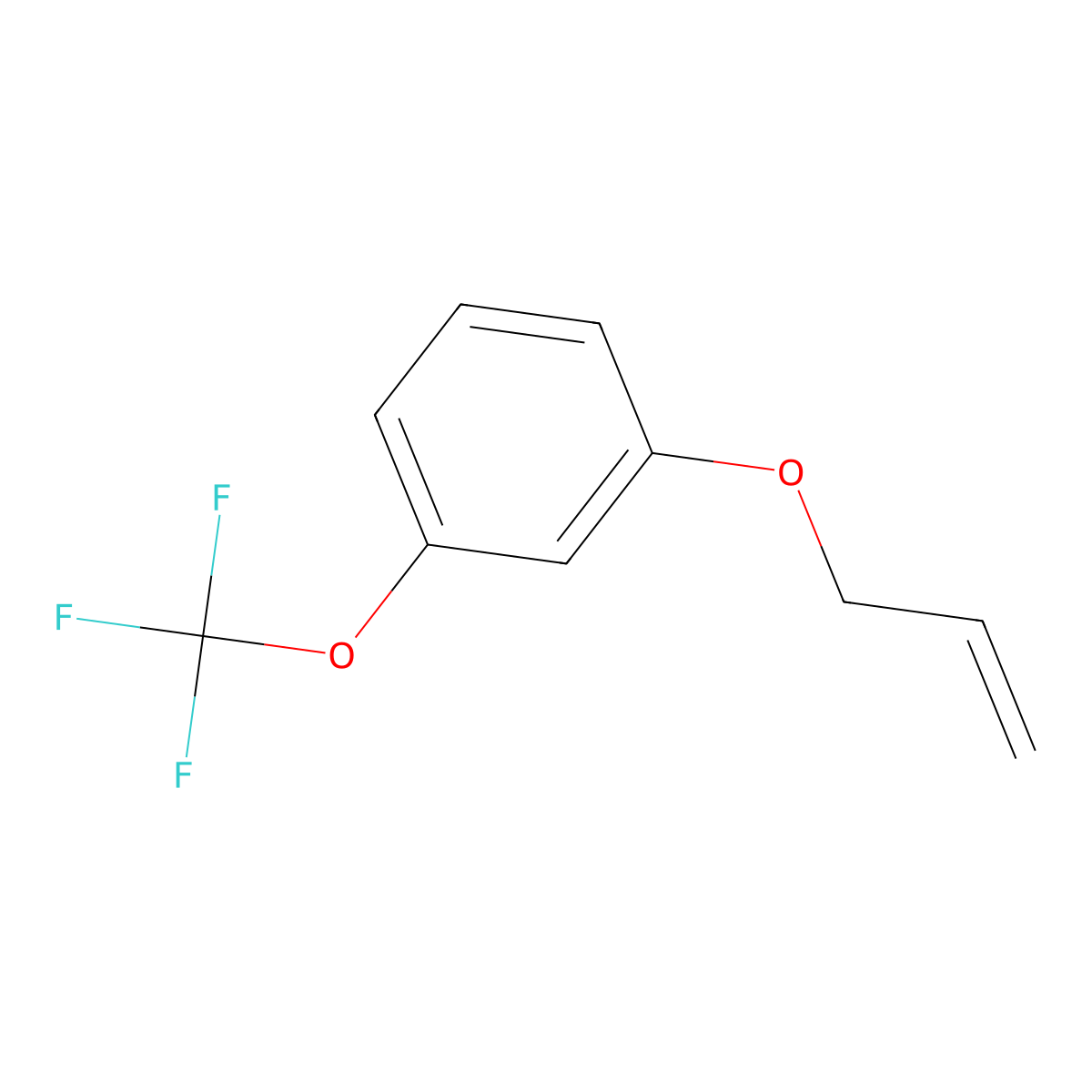 Benzene, 1-(2-propen-1-yloxy)-3-(trifluoromethoxy)- molecular structure, CAS 1162261-93-9