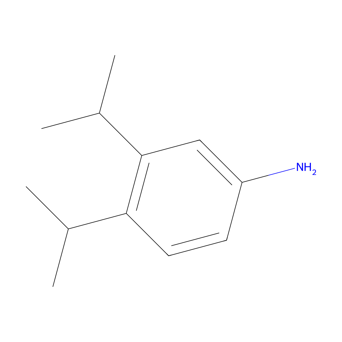 3,4-Di(propan-2-yl)aniline molecular structure, CAS 116233-13-7
