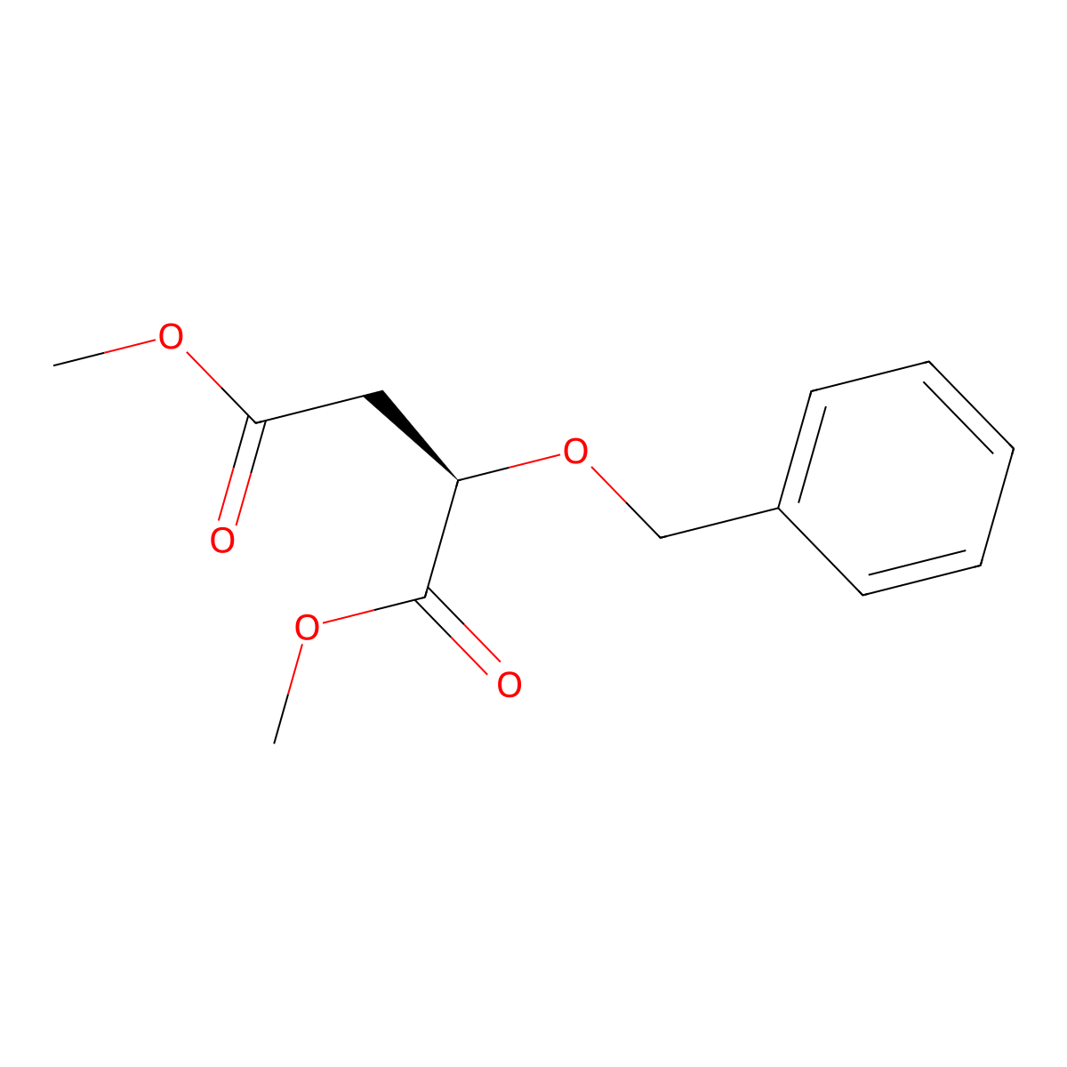 1,4-Dimethyl (2R)-2-(benzyloxy)butanedioate molecular structure, CAS 116233-49-9