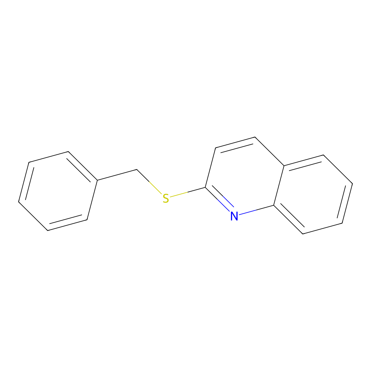 2-(Benzylthio)quinoline molecular structure, CAS 116249-87-7