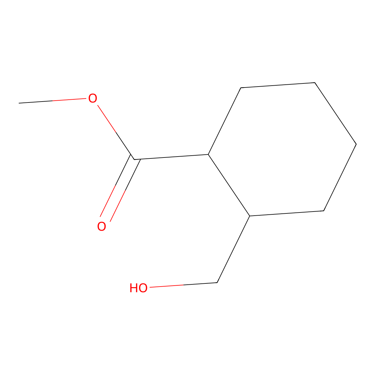 Methyl (1S,2S)-2-(hydroxymethyl)cyclohexanecarboxylate molecular structure, CAS 116261-06-4