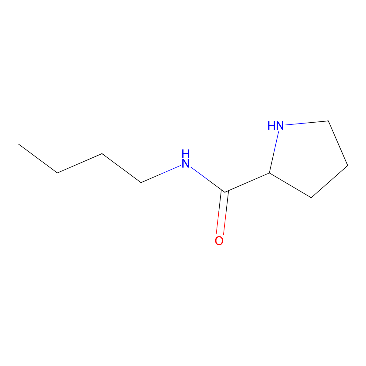 N-Butylpyrrolidine-2-carboxamide molecular structure, CAS 1162640-46-1