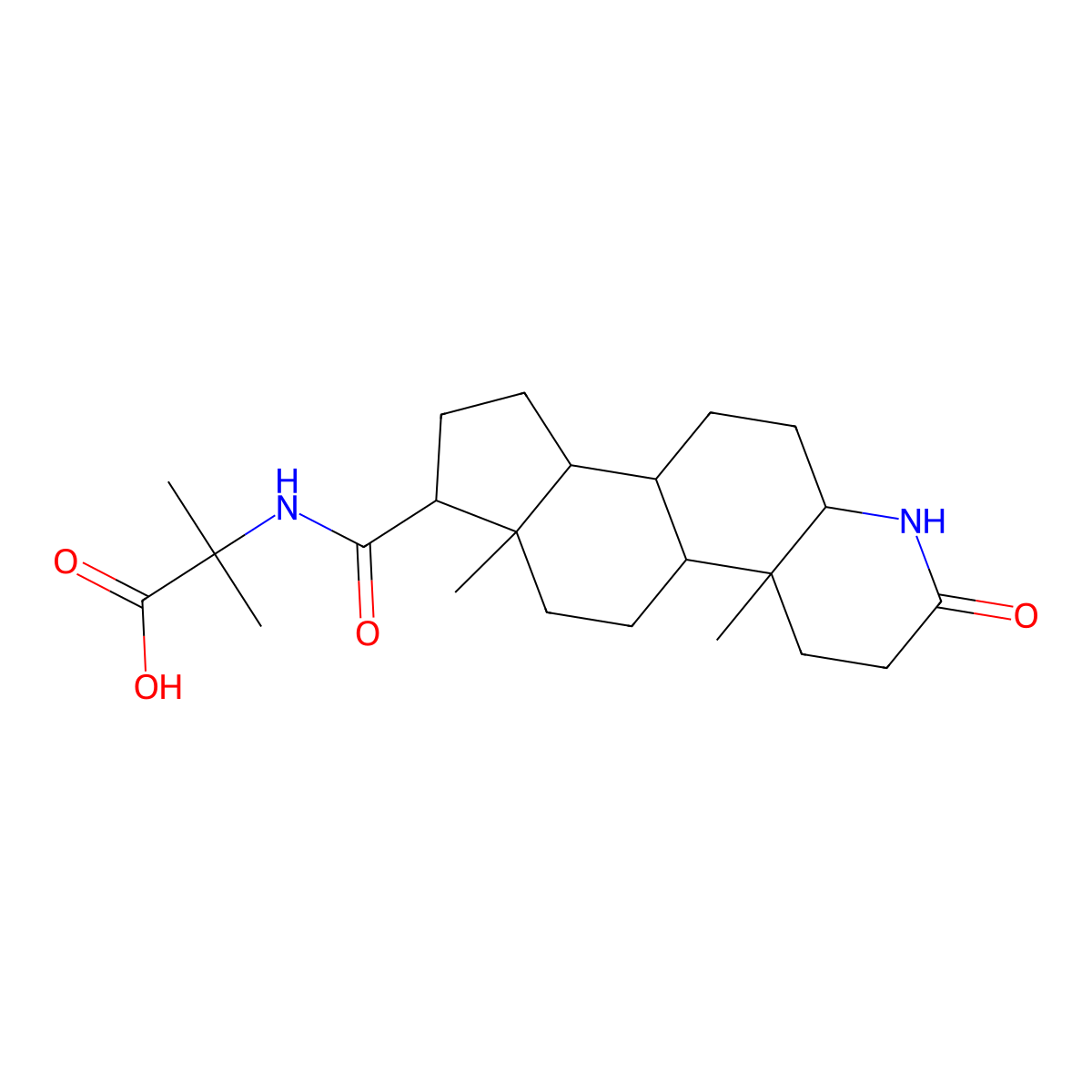 Finasteride Impurity 21 molecular structure, CAS 116285-41-7