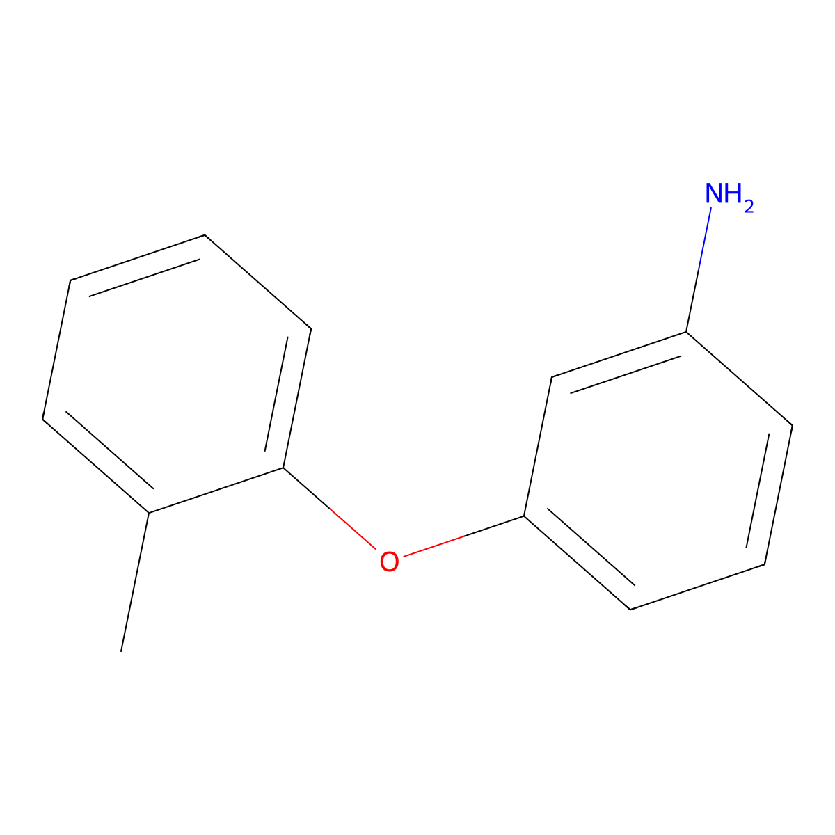 3-(2-Methylphenoxy)aniline molecular structure, CAS 116289-57-7