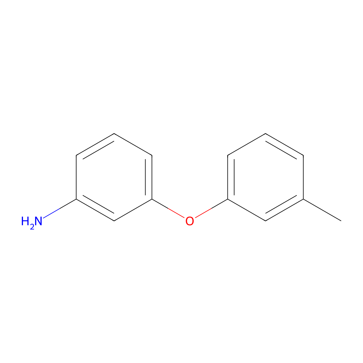 3-(3-Methylphenoxy)aniline molecular structure, CAS 116289-59-9