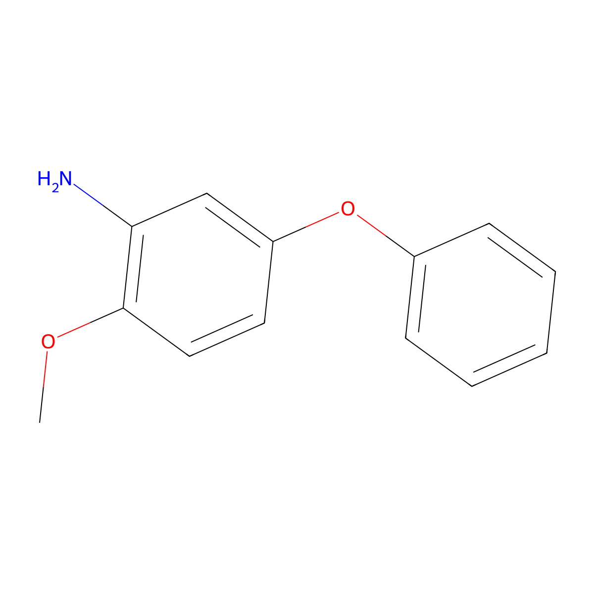 2-Methoxy-5-phenoxyaniline molecular structure, CAS 116289-67-9