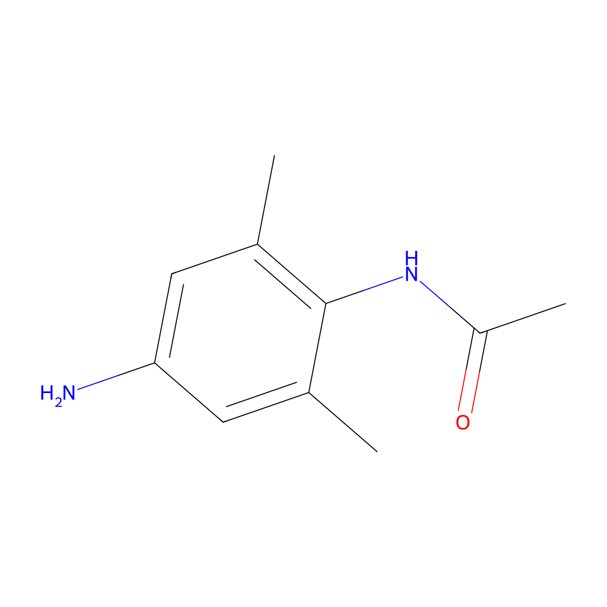 N-(4-Amino-2,6-dimethylphenyl)acetamide molecular structure, CAS 116296-36-7