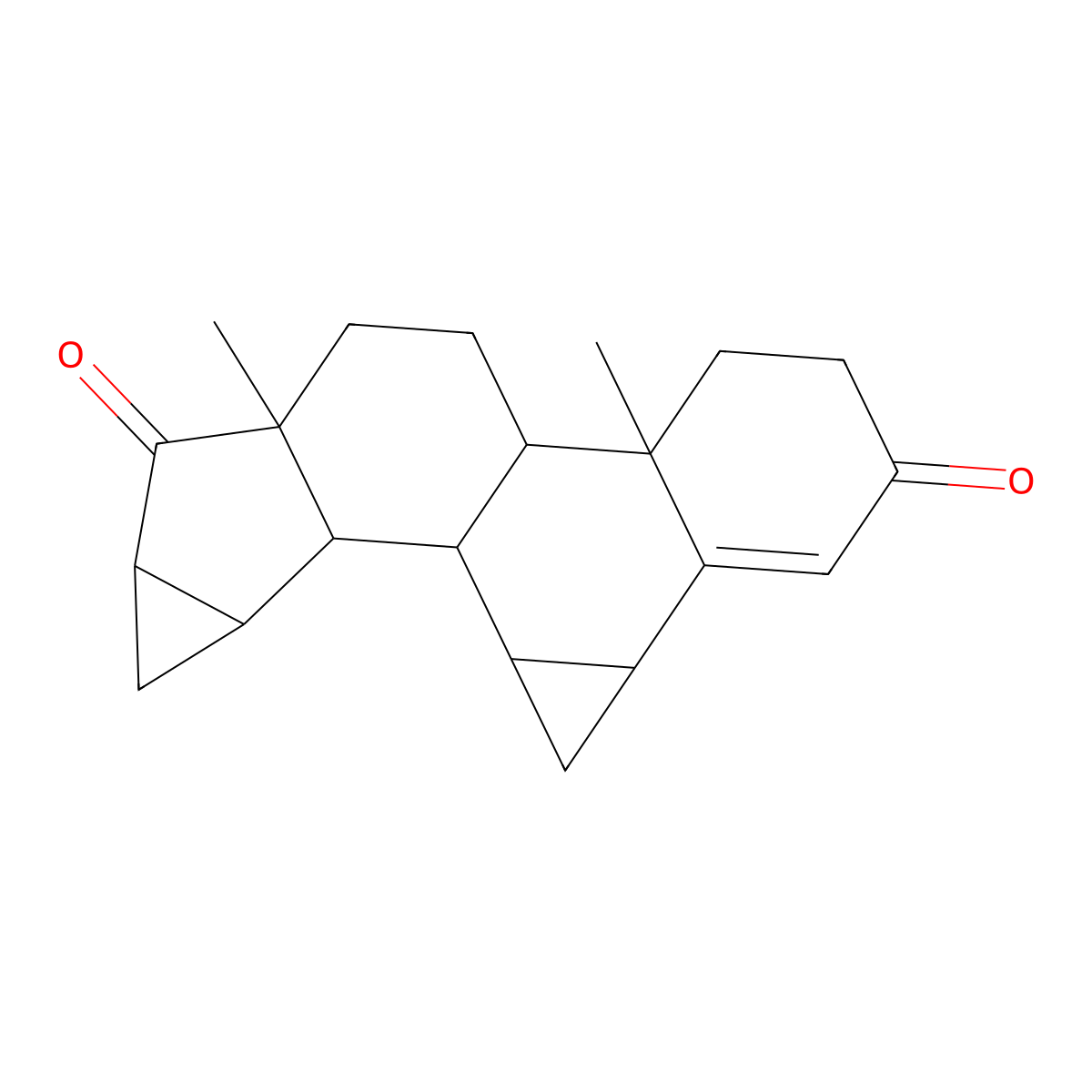17-Keto drospirenone molecular structure, CAS 116298-21-6