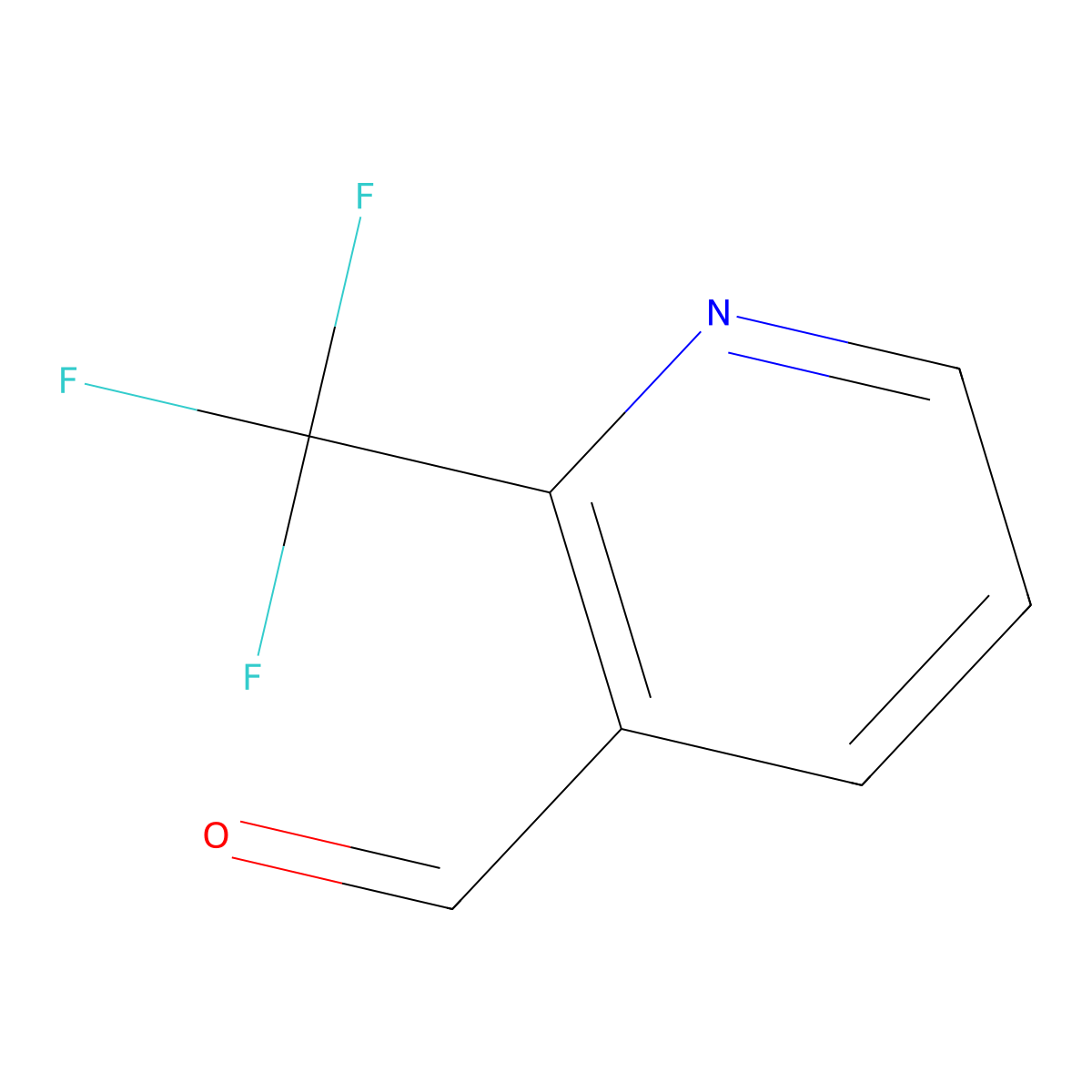 2-(Trifluoromethyl)pyridine-3-carbaldehyde molecular structure, CAS 116308-35-1