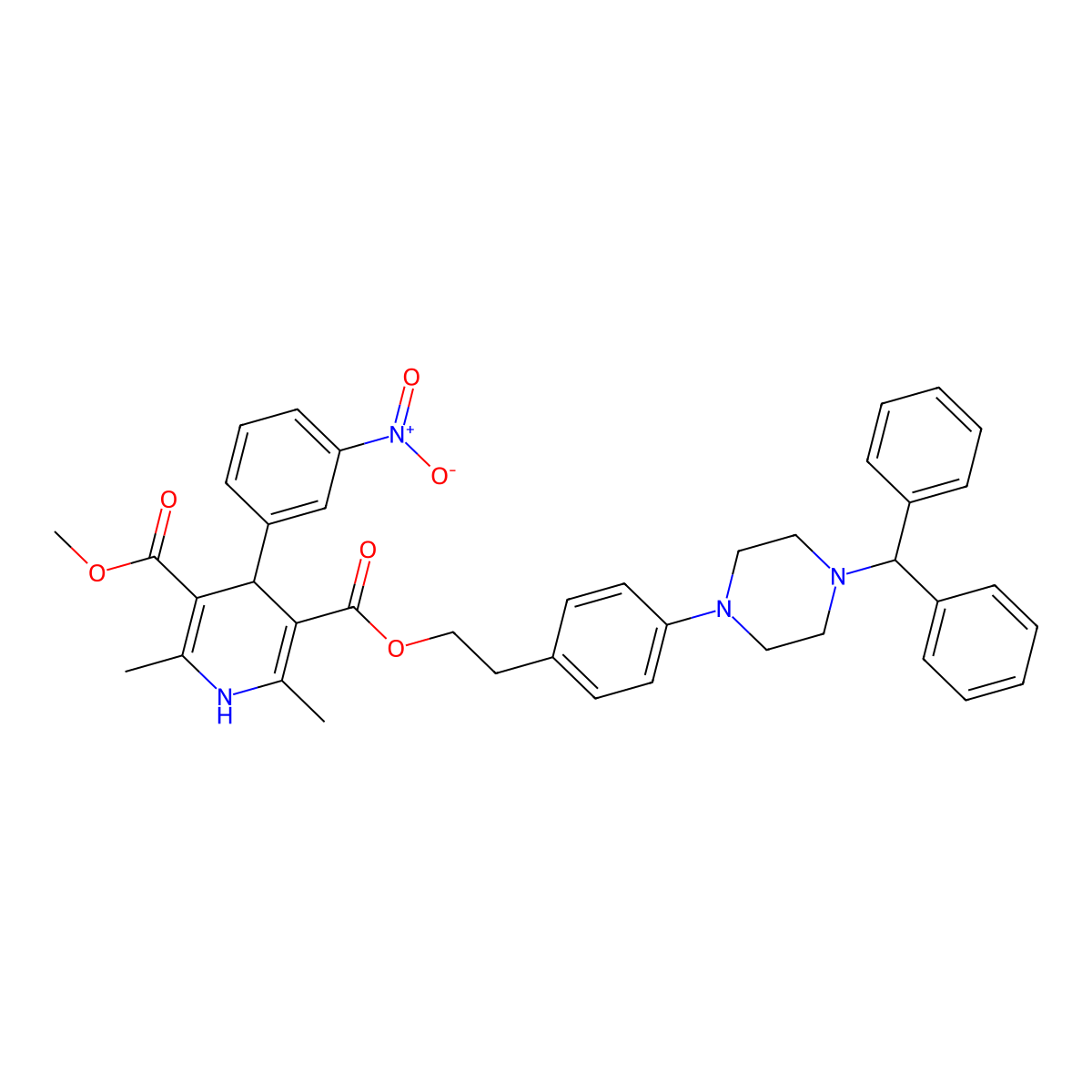 Watanidipine molecular structure, CAS 116308-55-5