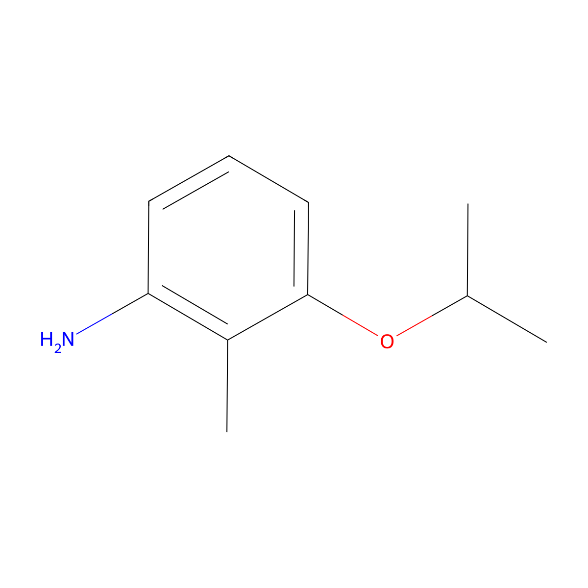 2-Methyl-3-(propan-2-yloxy)aniline molecular structure, CAS 116340-18-2