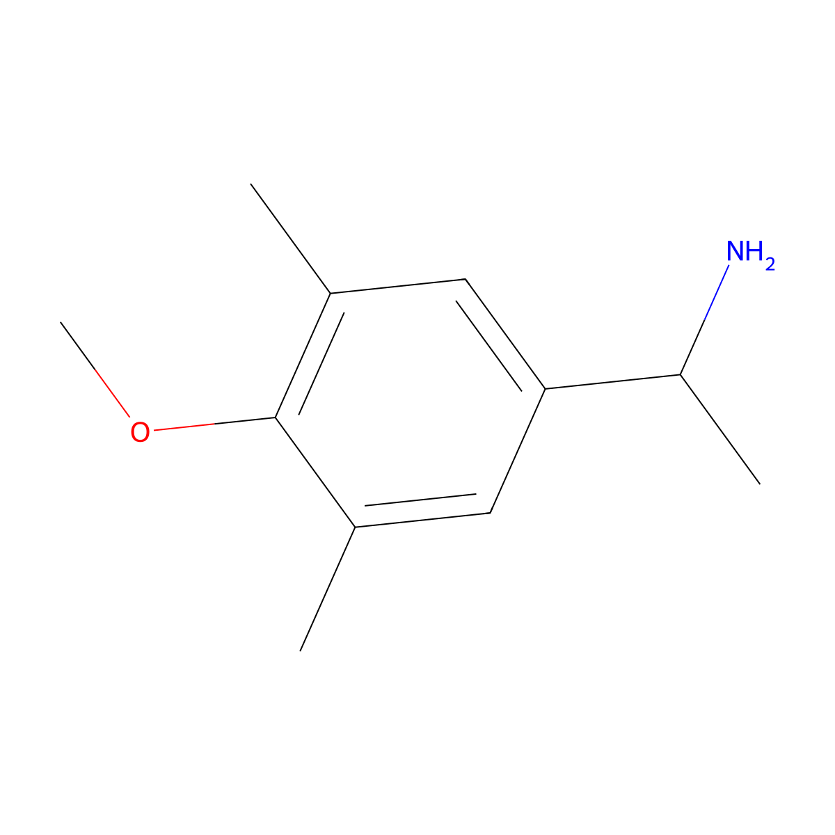 1-(4-Methoxy-3,5-dimethyl-phenyl)-ethylamine molecular structure, CAS 116367-00-1