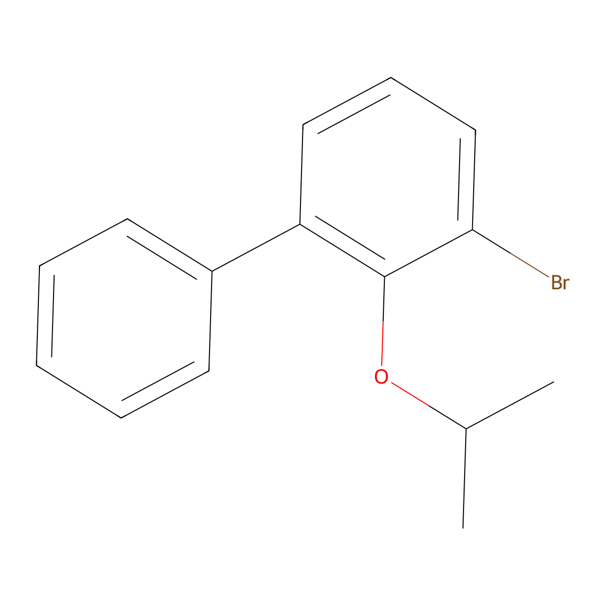 3-Bromo-2-isopropoxy-1,1'-biphenyl molecular structure, CAS 1163733-57-0