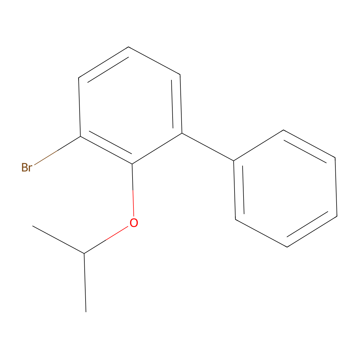 3-Bromo-2-isopropoxy-1,1'-biphenyl molecular structure, CAS 1163733-57-0