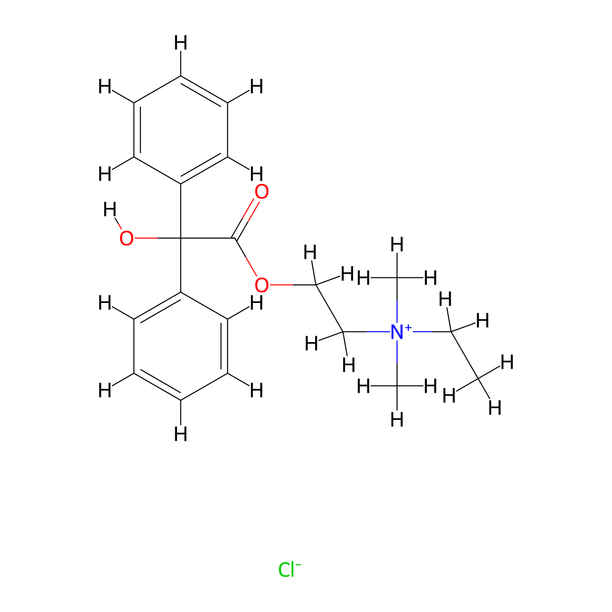 Lachesine Chloride molecular structure, CAS 1164-38-1