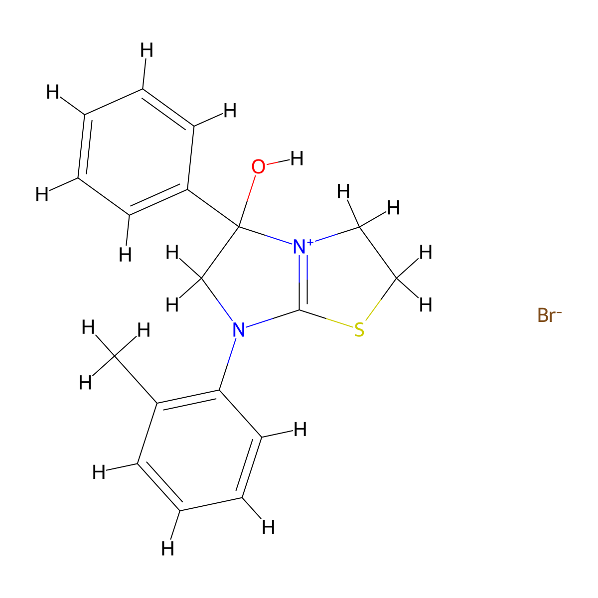 5-Hydroxy-5-phenyl-7-(o-tolyl)-2,3,5,6-tetrahydroimidazo[2,1-b]thiazol-7-ium bromide molecular structure, CAS 1164131-41-2
