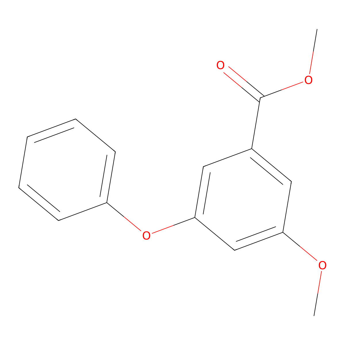 Methyl 3-methoxy-5-phenoxybenzoate molecular structure, CAS 116414-71-2