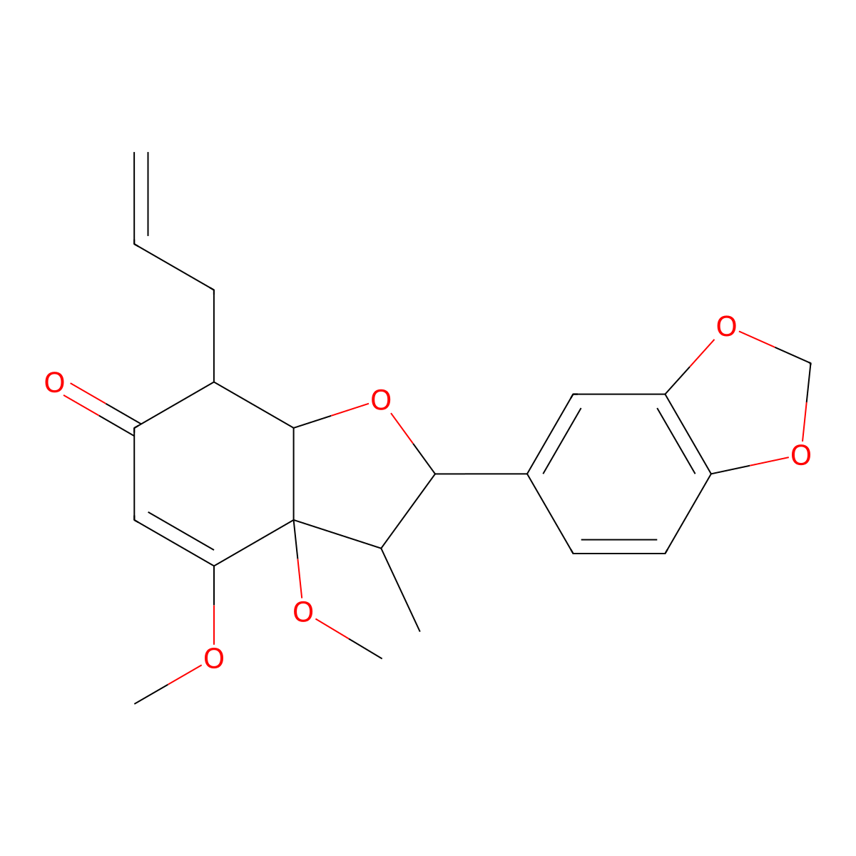 Fargesone B molecular structure, CAS 116424-70-5