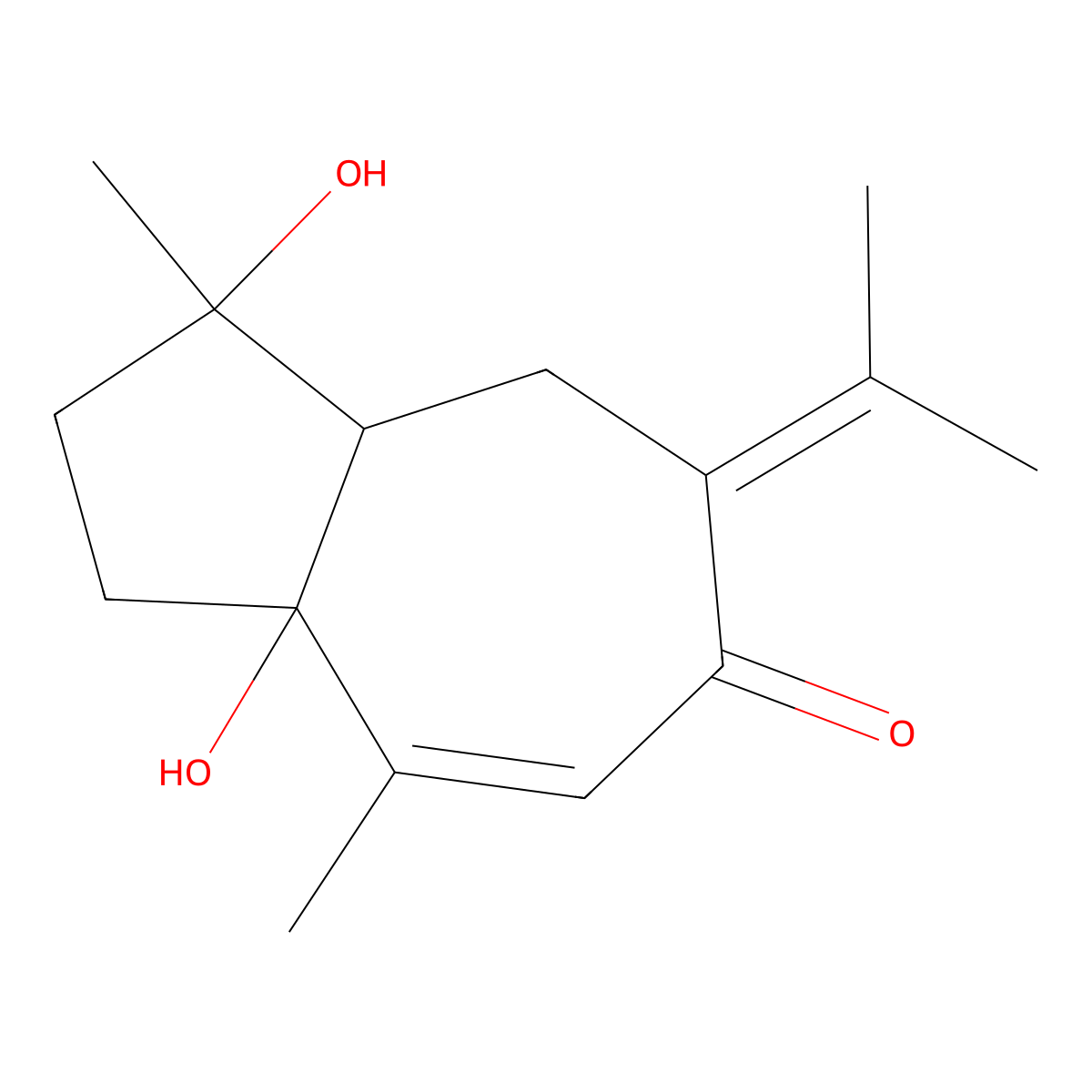 Aerugidiol molecular structure, CAS 116425-35-5