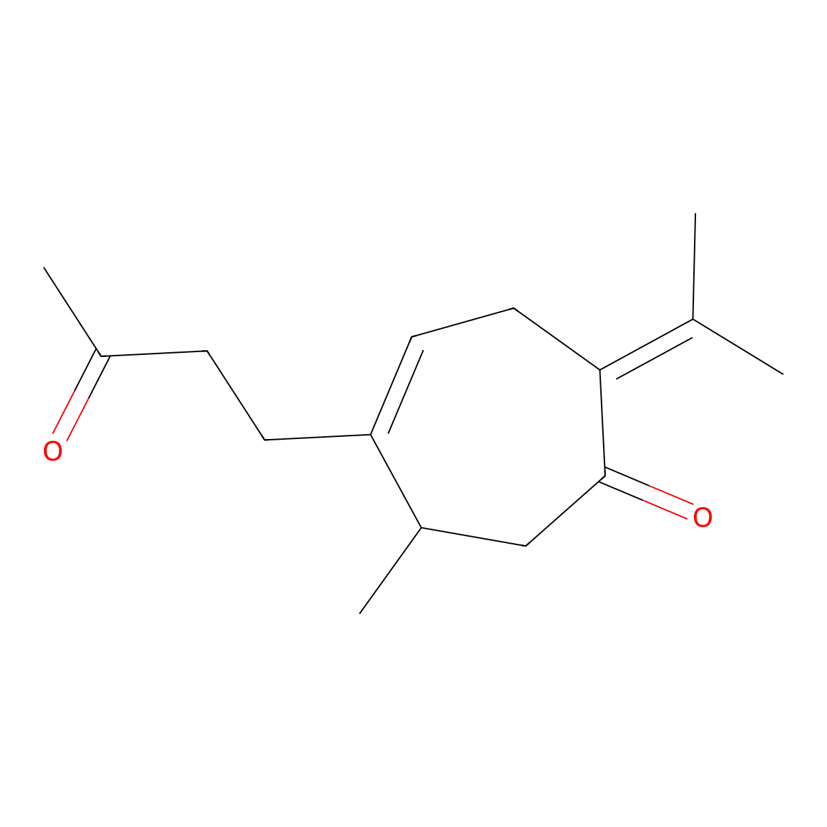 Curcumadione molecular structure, CAS 116425-36-6