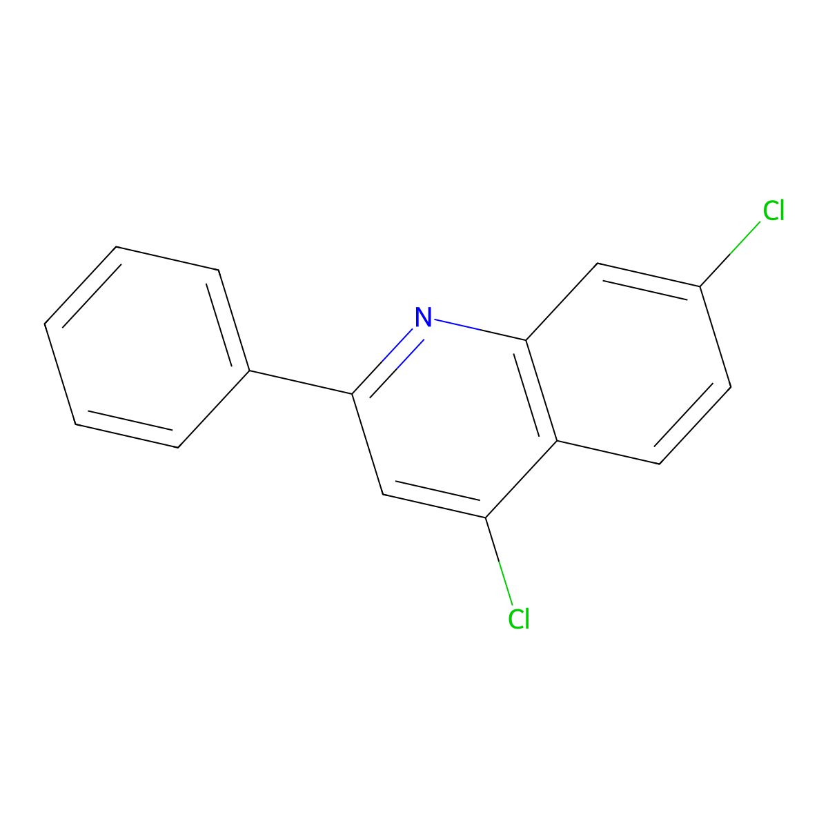 4,7-Dichloro-2-phenylquinoline molecular structure, CAS 116434-94-7