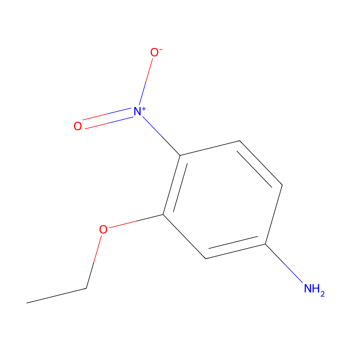 3-Ethoxy-4-nitroaniline molecular structure, CAS 116435-75-7