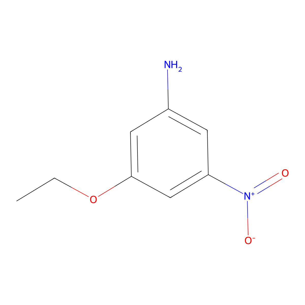 3-Ethoxy-5-nitroaniline molecular structure, CAS 116435-76-8
