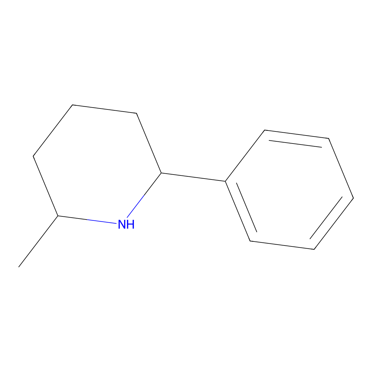 2-Methyl-6-phenylpiperidine molecular structure, CAS 116435-90-6
