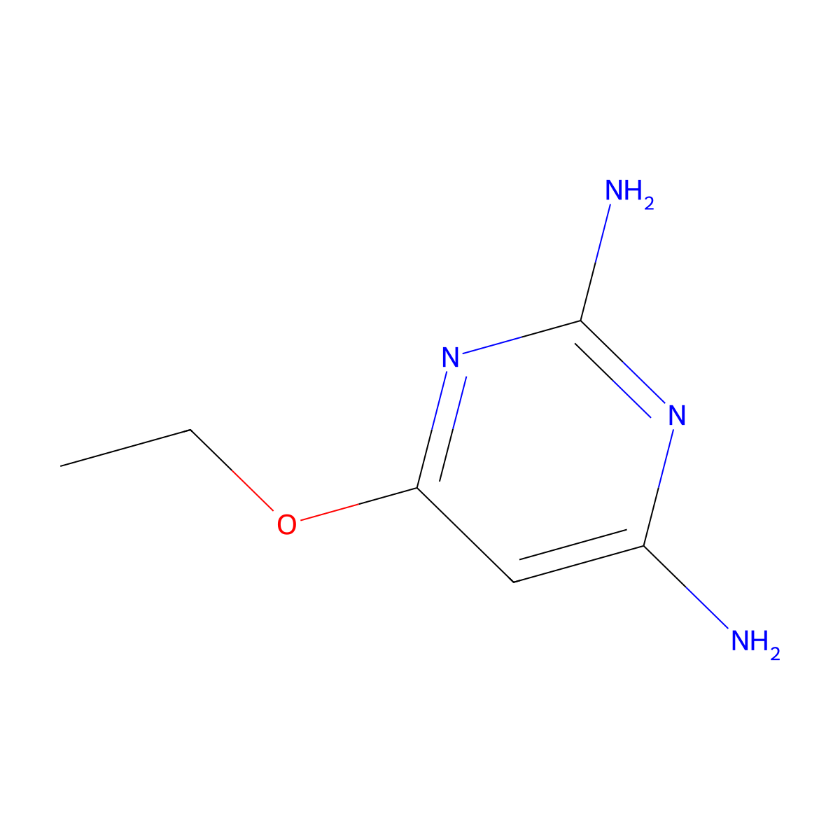 2,4-Diamino-6-ethoxypyrimidine molecular structure, CAS 116436-03-4