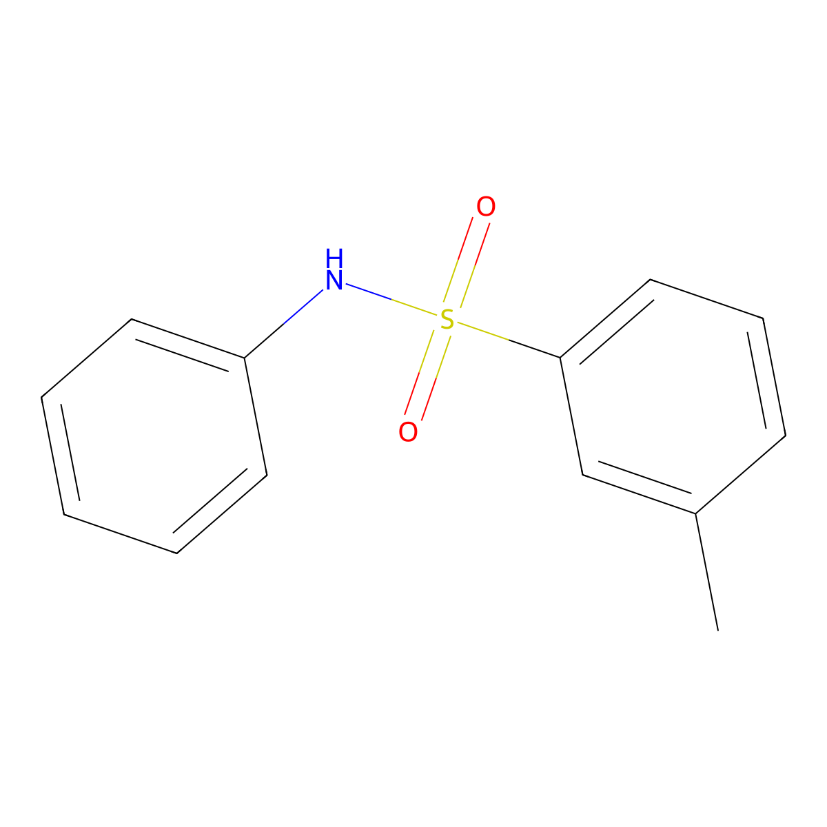 3-methyl-N-phenylbenzene-1-sulfonamide molecular structure, CAS 116436-08-9