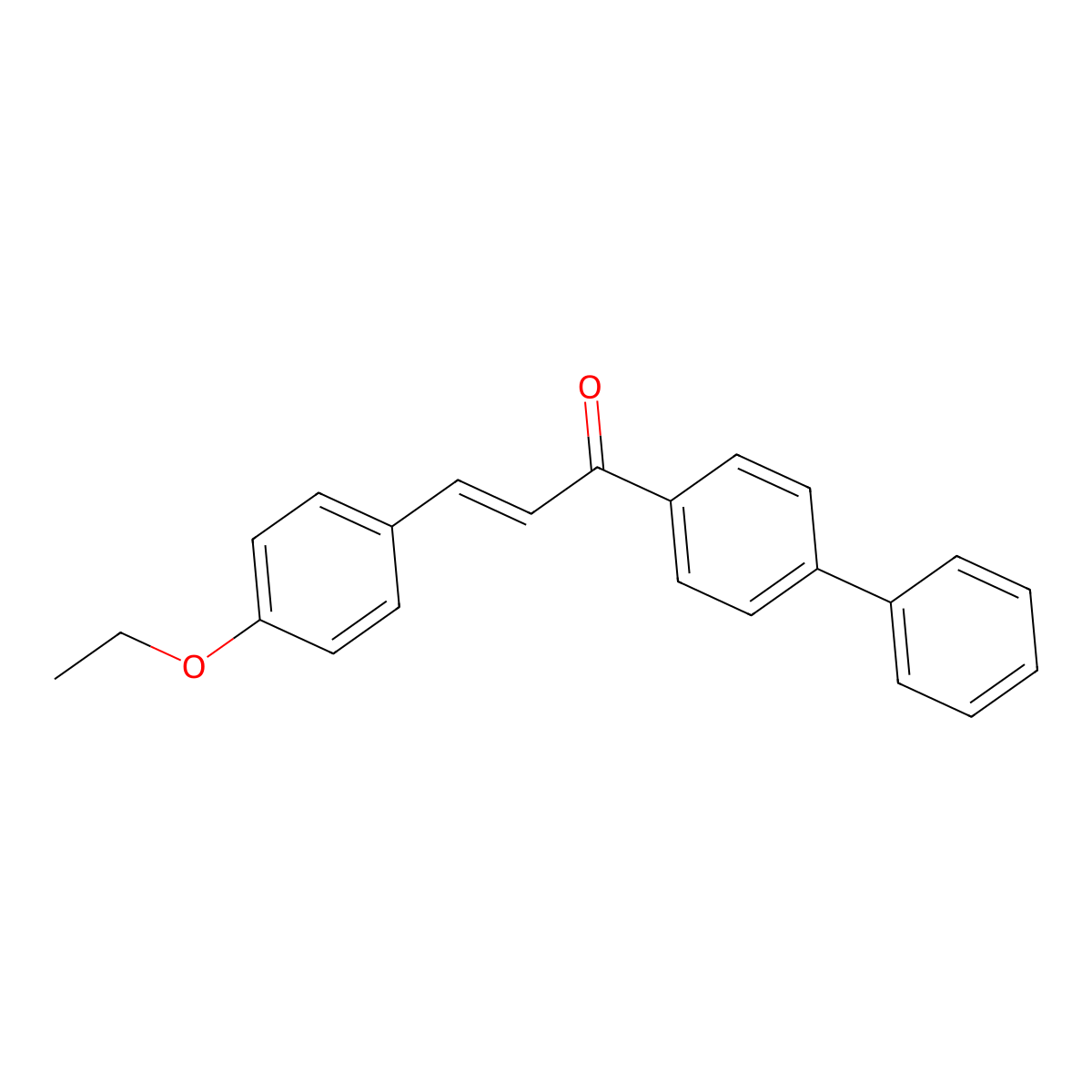 1-(4-Biphenylyl)-3-(4-ethoxyphenyl)-2-propen-1-one molecular structure, CAS 1164475-39-1