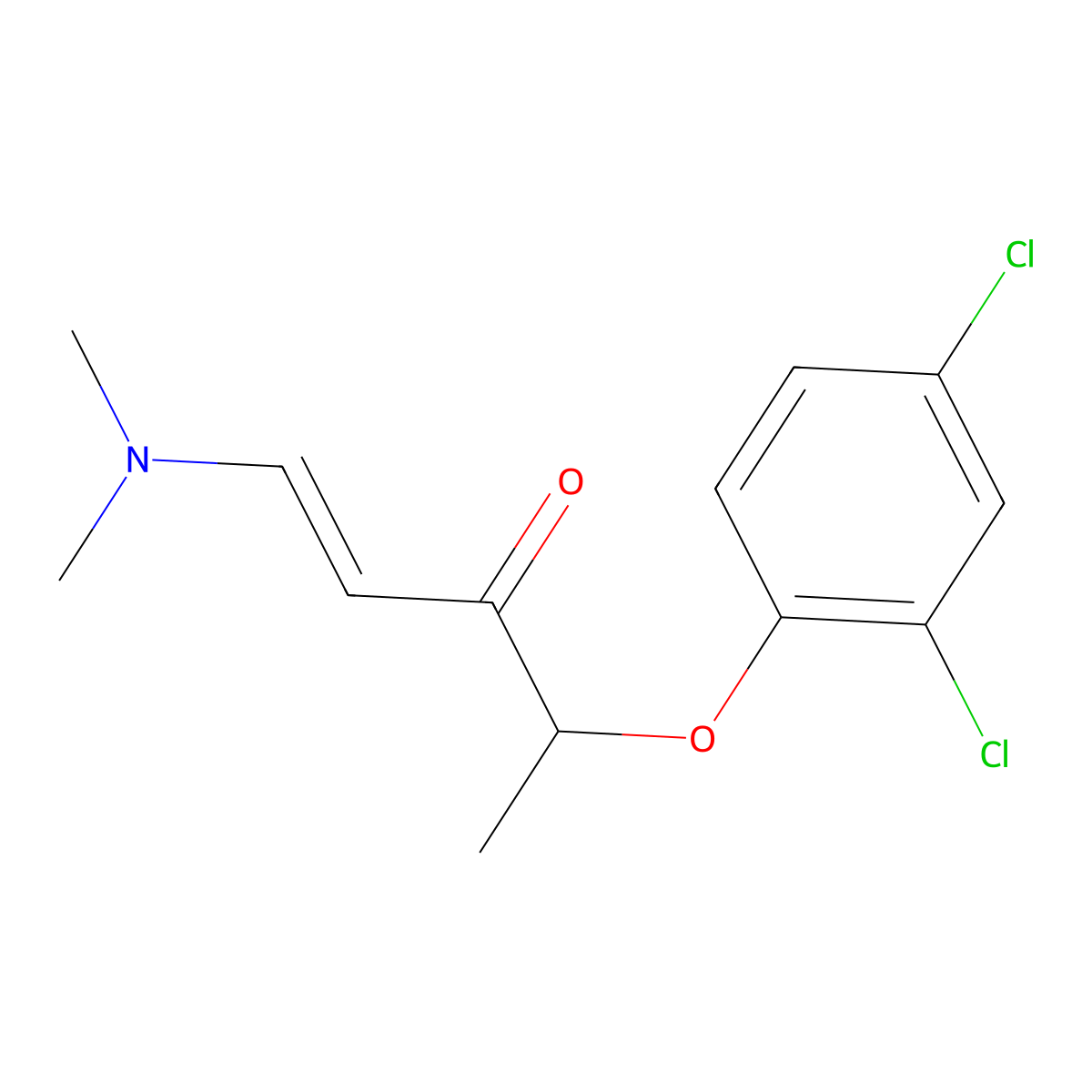 4-(2,4-Dichlorophenoxy)-1-(dimethylamino)-1-penten-3-one molecular structure, CAS 1164488-28-1
