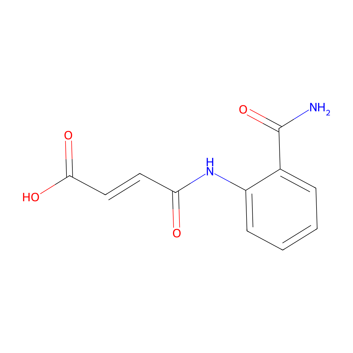 (E)-4-[2-(Aminocarbonyl)anilino]-4-oxo-2-butenoic acid molecular structure, CAS 1164534-06-8