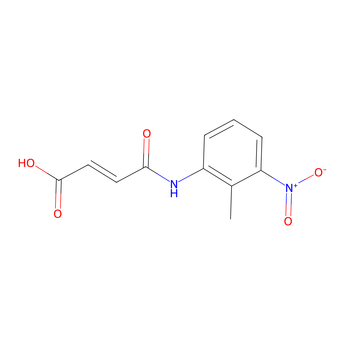 (E)-4-(2-Methyl-3-nitroanilino)-4-oxo-2-butenoic acid molecular structure, CAS 1164548-35-9