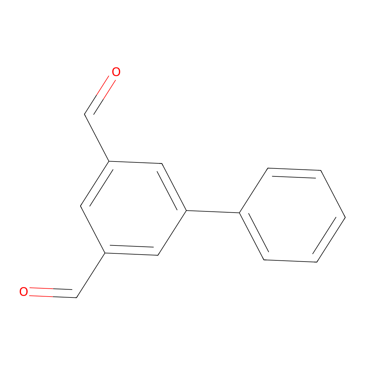[1,1'-Biphenyl]-3,5-dicarboxaldehyde molecular structure, CAS 116470-62-3