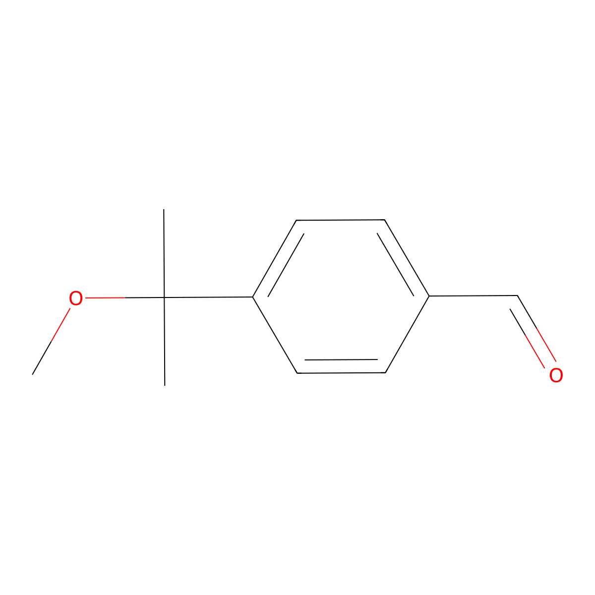 4-(2-Methoxypropan-2-yl)benzaldehyde molecular structure, CAS 116473-61-1