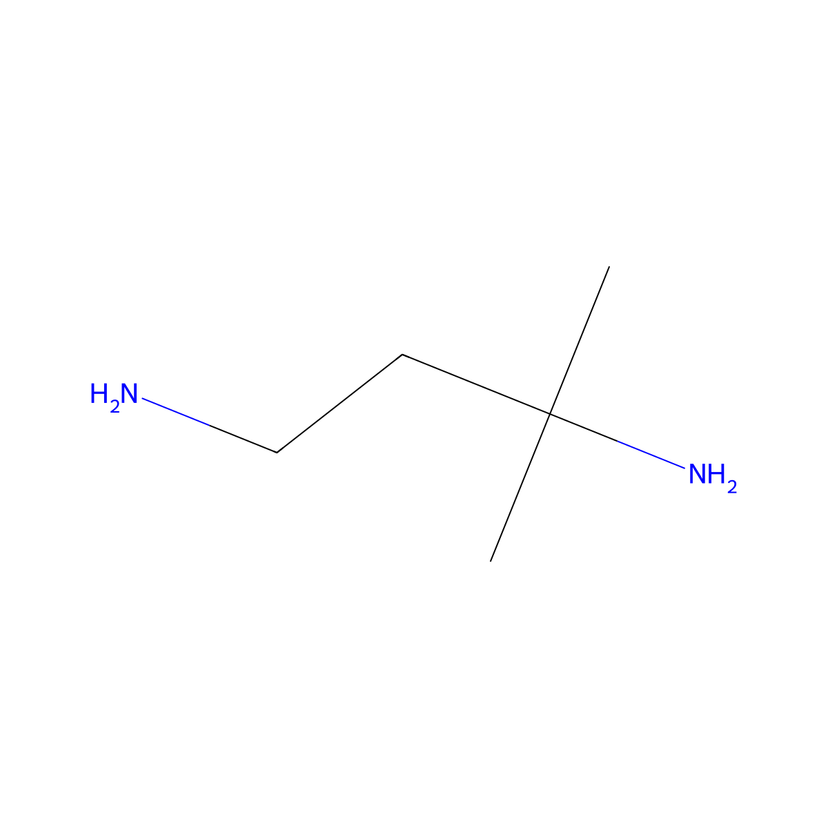 3-Methylbutane-1,3-diamine molecular structure, CAS 116473-67-7
