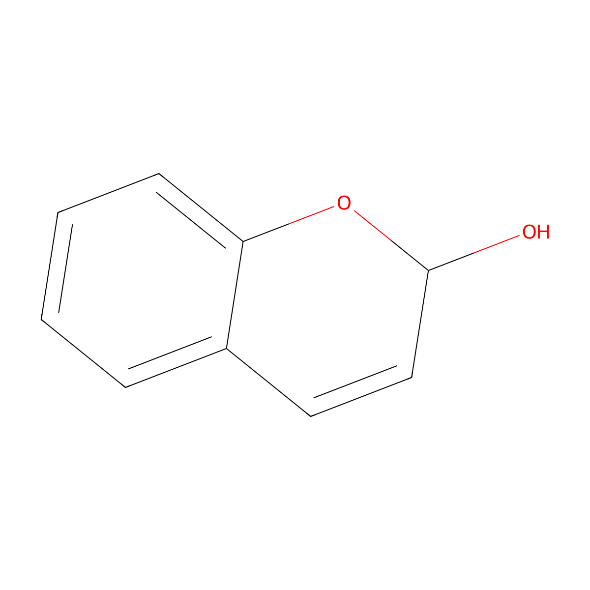 2H-Chromen-2-ol molecular structure, CAS 116485-96-2