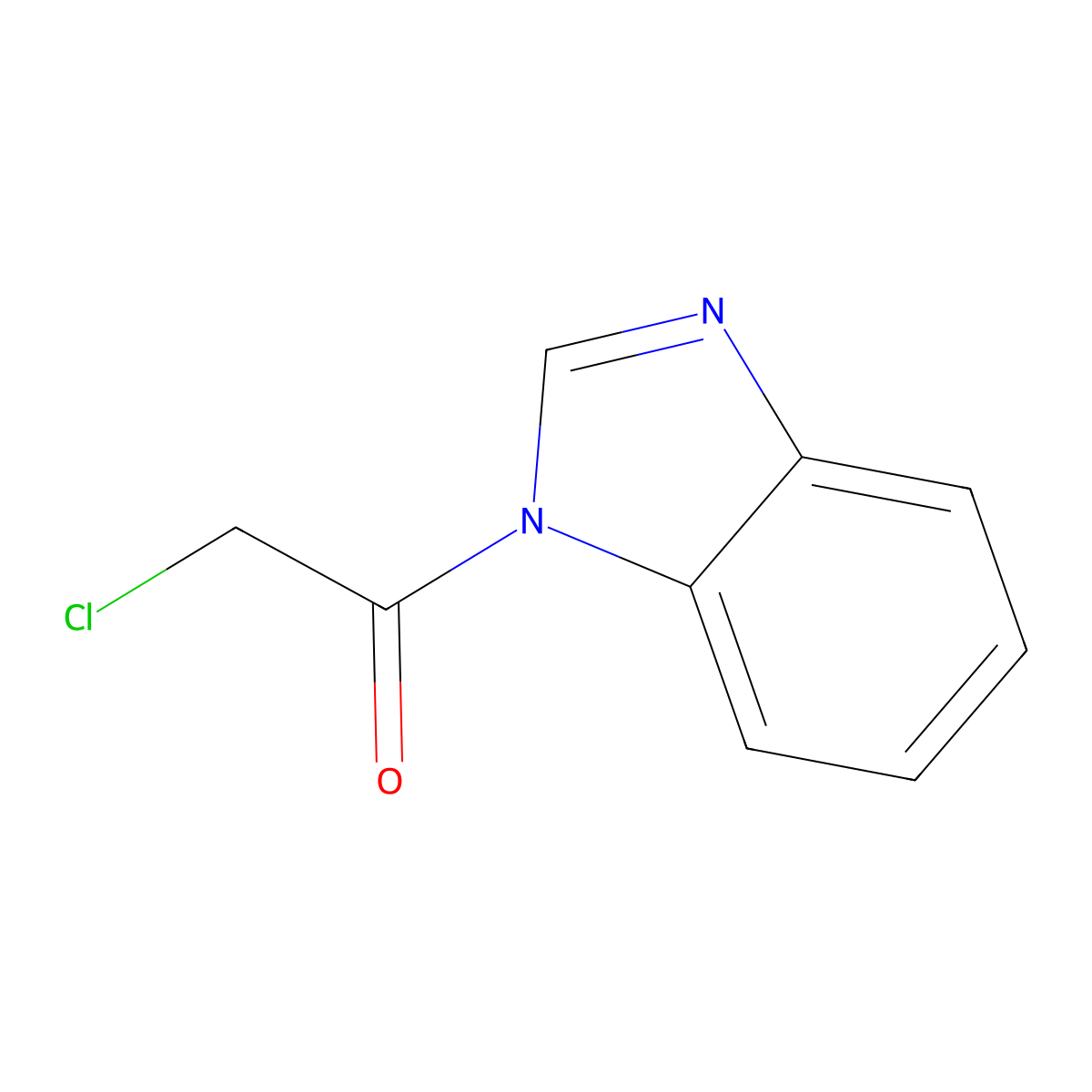 1-(Benzimidazol-1-yl)-2-chloroethanone molecular structure, CAS 116488-67-6
