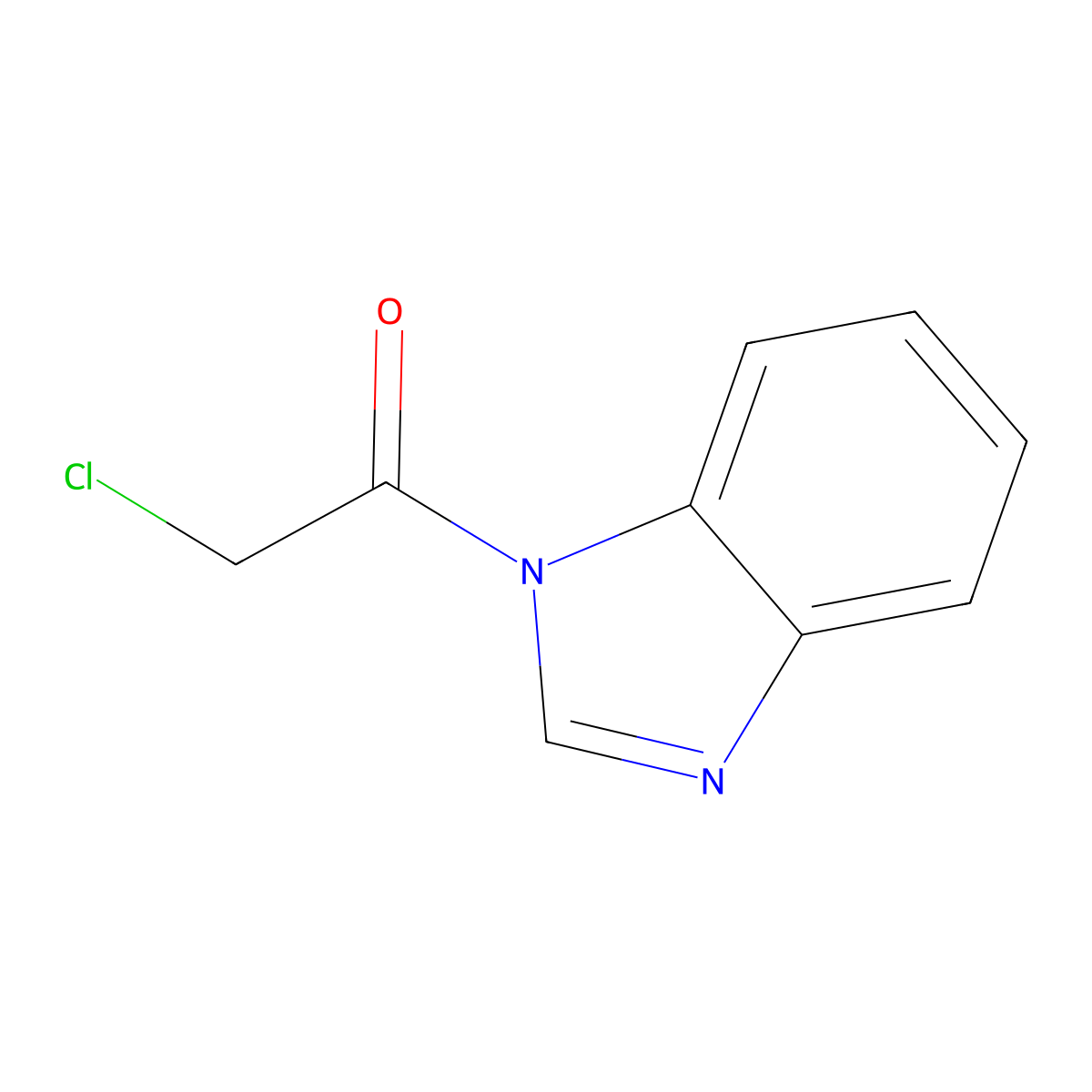 1-(Benzimidazol-1-yl)-2-chloroethanone molecular structure, CAS 116488-67-6