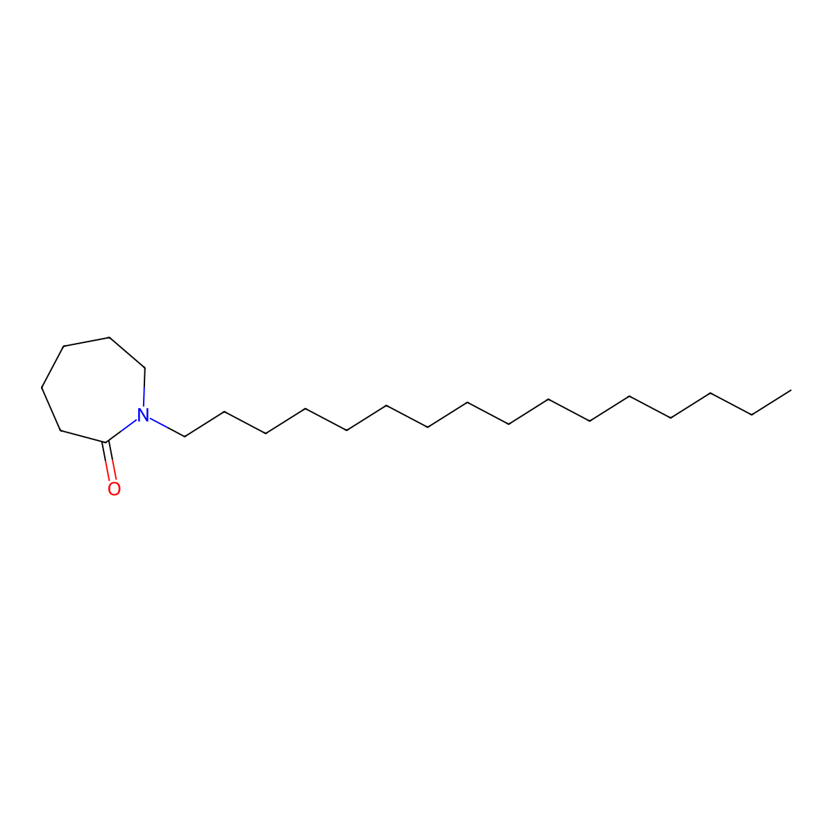 1-Hexadecylazepan-2-one molecular structure, CAS 116489-97-5