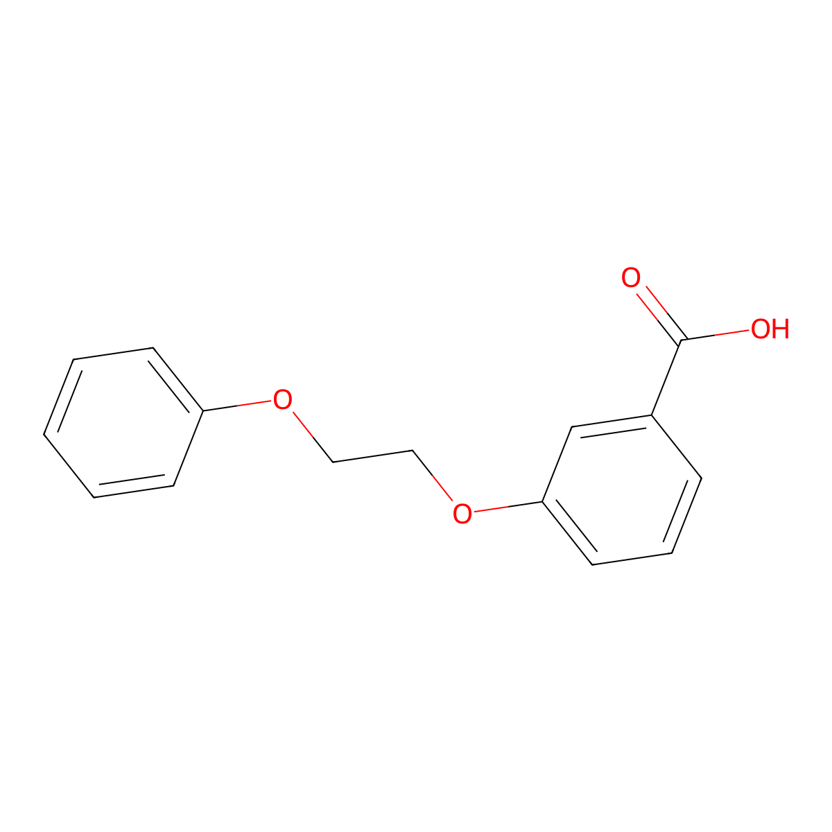 3-(2-phenoxyethoxy)benzoic Acid molecular structure, CAS 116495-73-9
