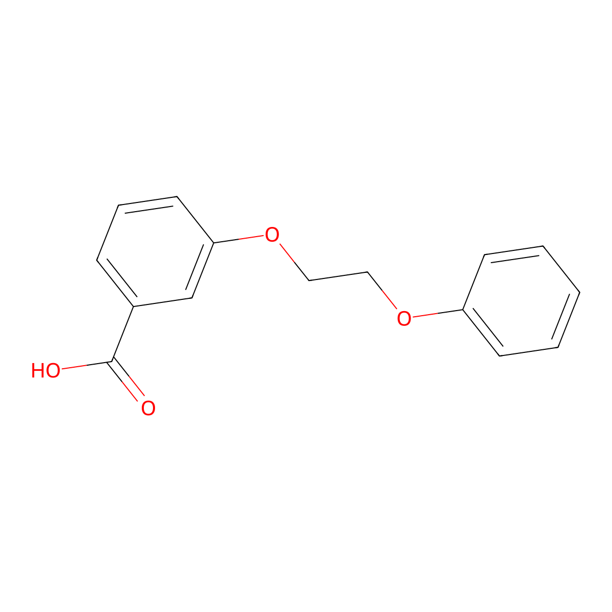 3-(2-phenoxyethoxy)benzoic Acid molecular structure, CAS 116495-73-9