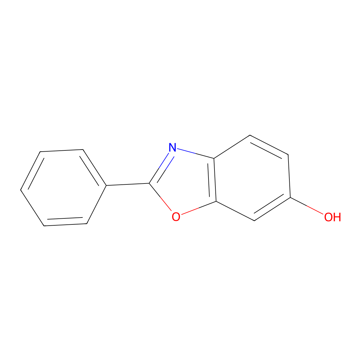 2-Phenyl-1,3-benzoxazol-6-ol molecular structure, CAS 116496-30-1