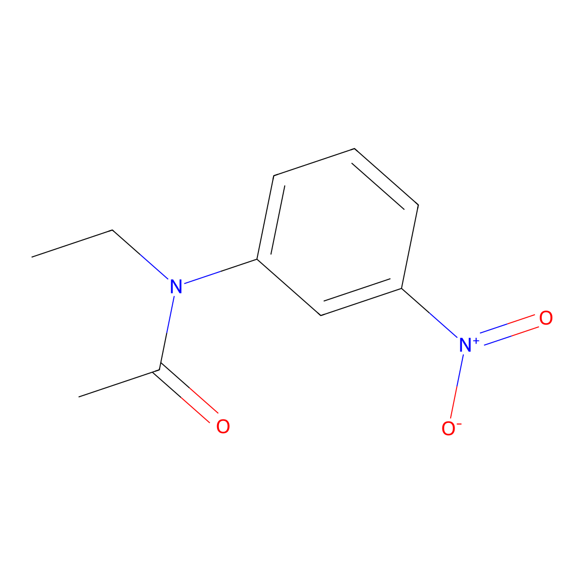 N-Ethyl-3'-nitroacetanilide molecular structure, CAS 116496-79-8
